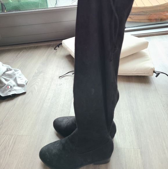 JustFab Stretch Over-the-knee Boot - Picture 6 of 7